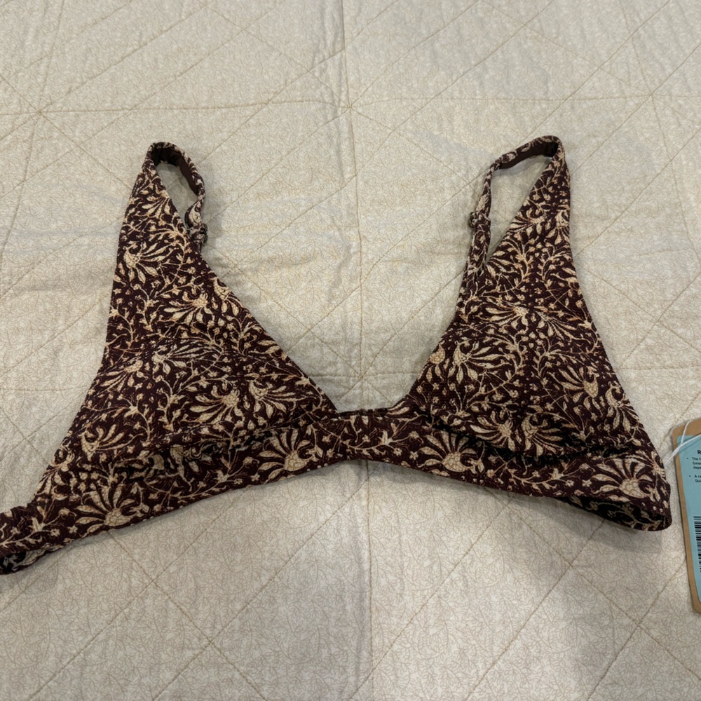 Faherty ☀️NWT ☀️Summerset Swim Top in Sausalito Sunset